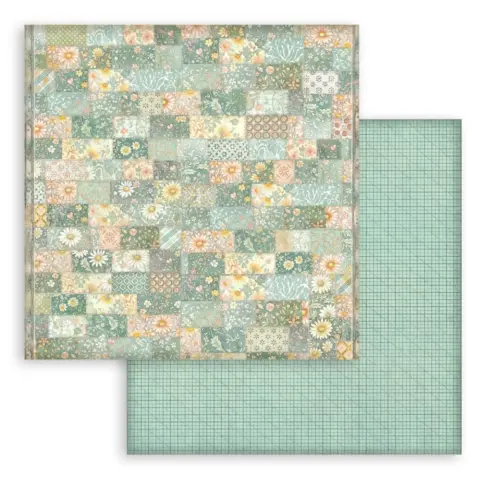 Stamperia Daisy Art Backgrounds paperilajitelma 1