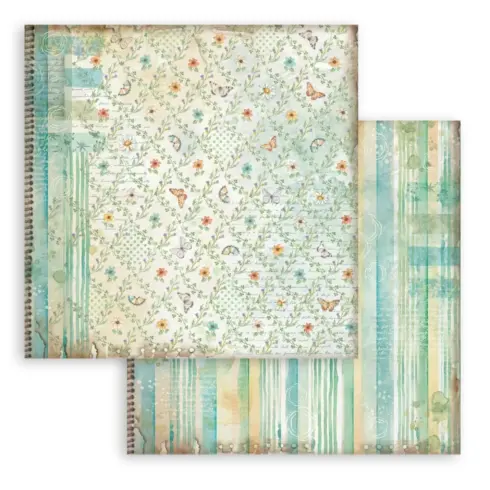 Stamperia Daisy Art Backgrounds paperilajitelma 4