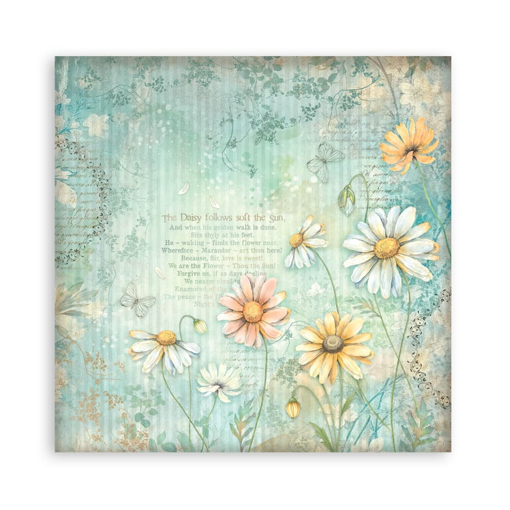 Stamperia – Daisy Art Maxi paperilajitelma 30 x 30 cm - Image 2