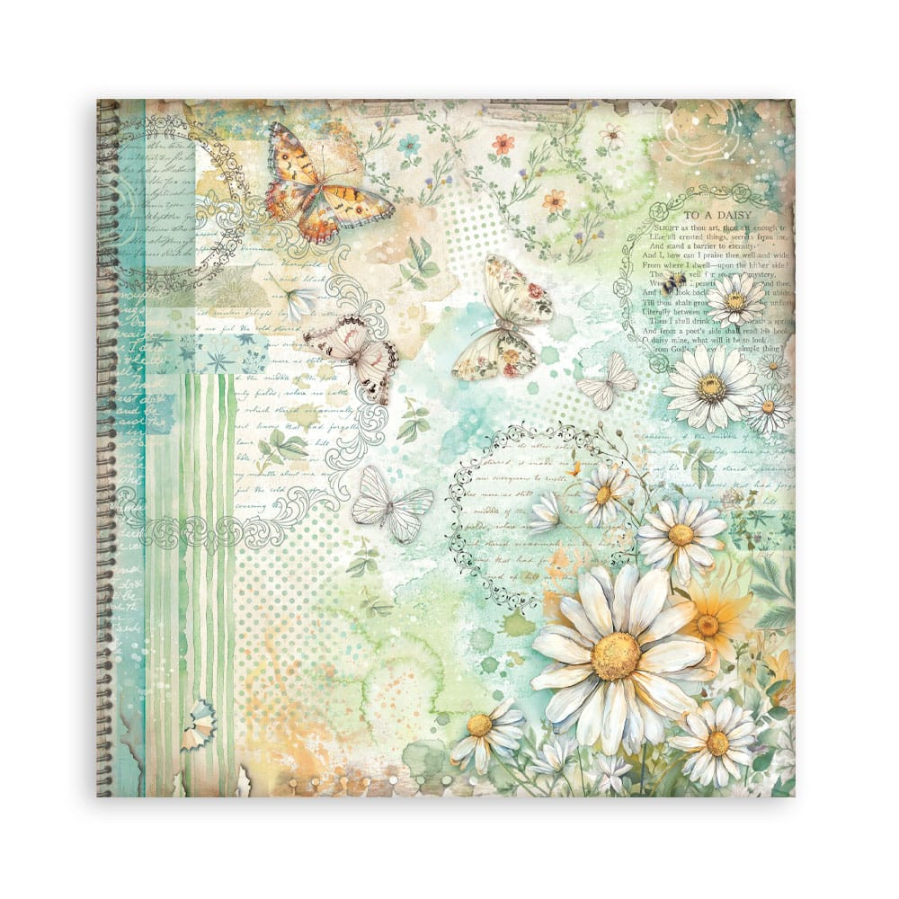 Stamperia – Daisy Art Maxi paperilajitelma 30 x 30 cm - Image 13
