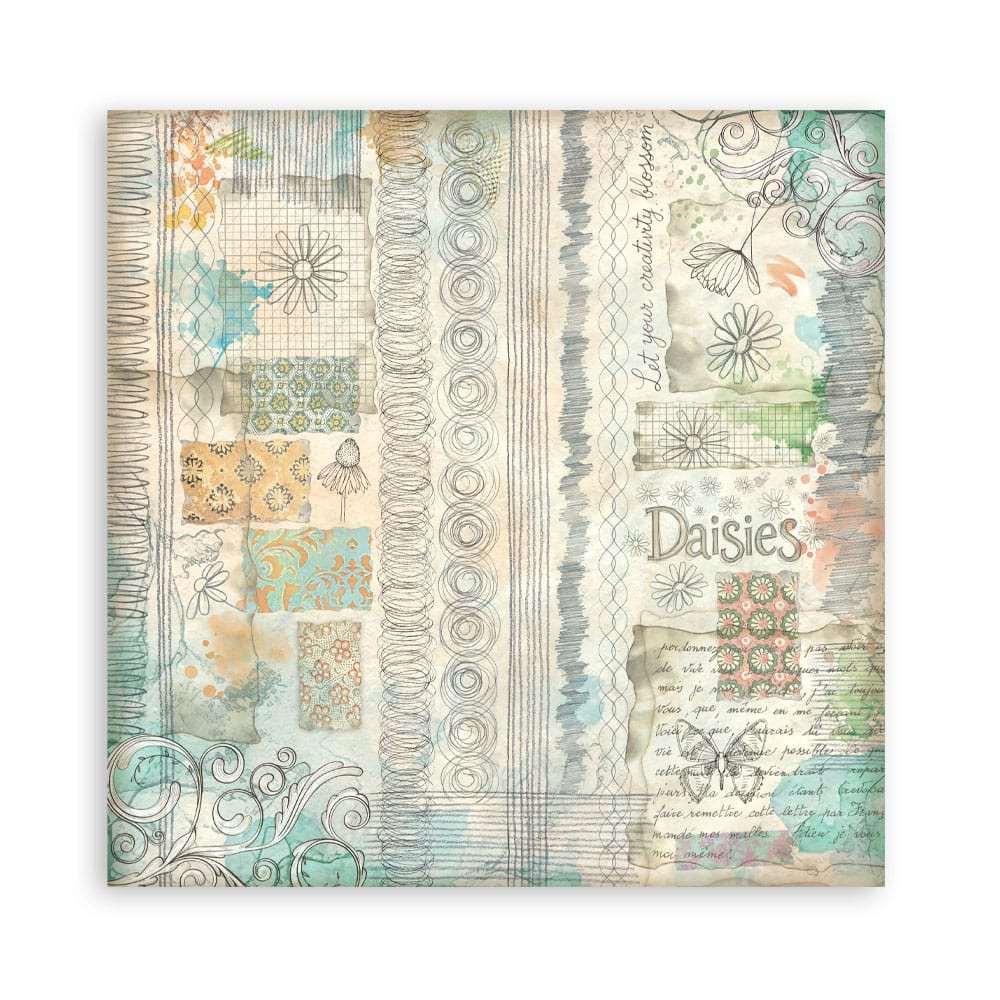 Stamperia – Daisy Art Maxi paperilajitelma 30 x 30 cm - Image 16