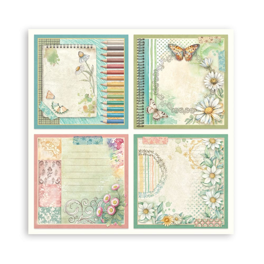 Stamperia – Daisy Art Maxi paperilajitelma 30 x 30 cm - Image 5
