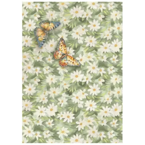 Stamperia Daisy Art Mini Rice Paper riisipaperi 2
