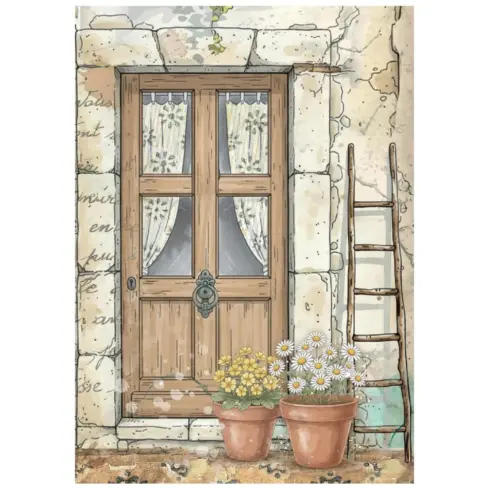 Stamperia Daisy Art Mini Rice Paper riisipaperi 6