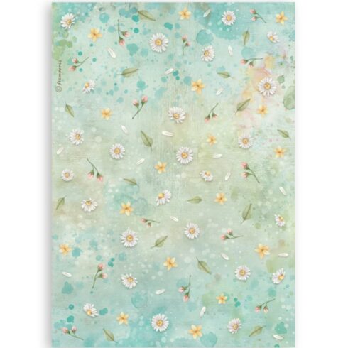 Stamperia Daisy Art Washi Pad 8 kpl A5 1