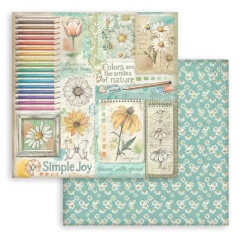 Stamperia Daisy Art paperilajitelma 1