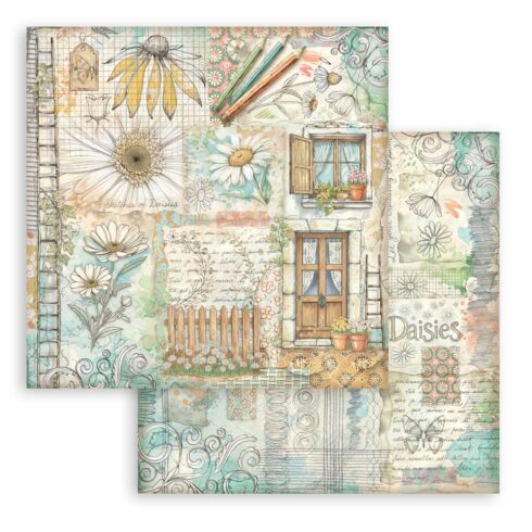 Stamperia Daisy Art paperilajitelma 11