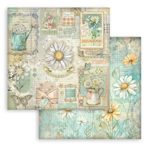 Stamperia Daisy Art paperilajitelma 2