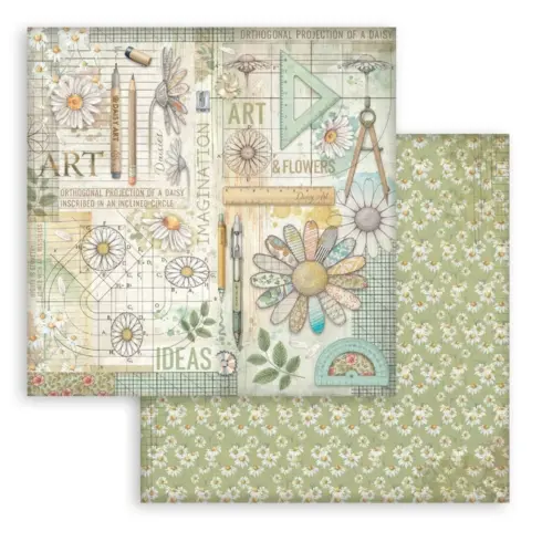 Stamperia Daisy Art paperilajitelma 3