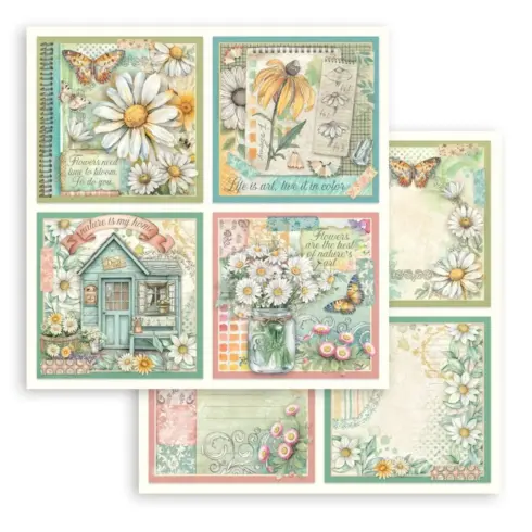 Stamperia Daisy Art paperilajitelma 4