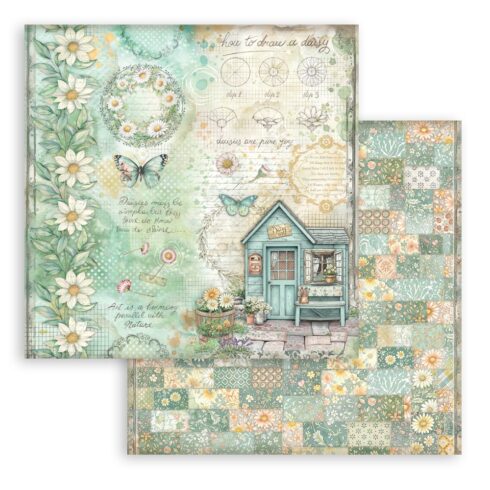 Stamperia Daisy Art paperilajitelma 9