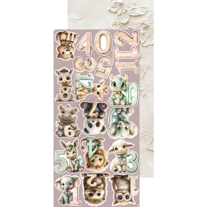 Craft O'Clock – Baby Girl Universe Extras Set MIX leikekuvat 15 x 30 cm - Image 2