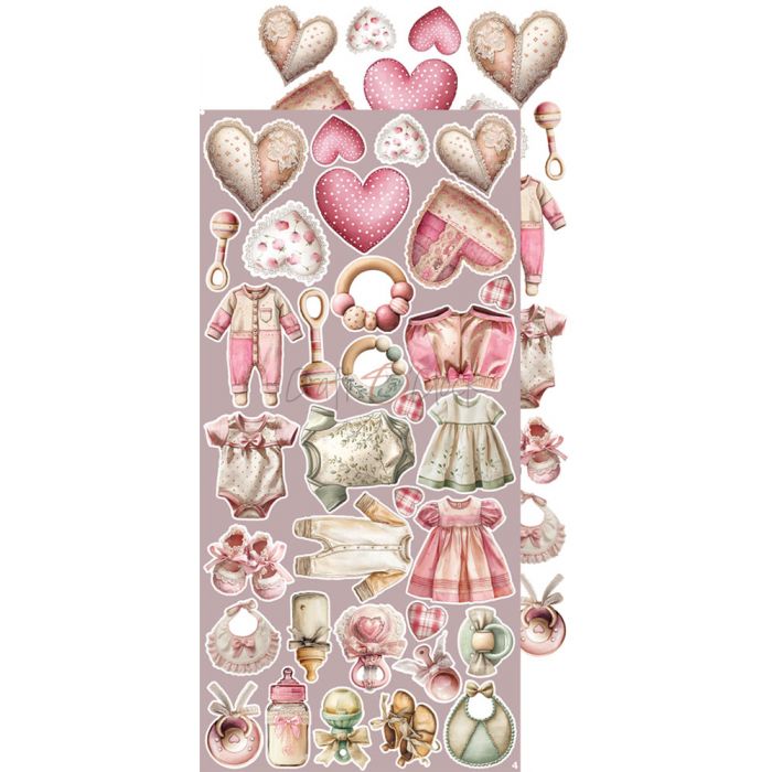 Craft O'Clock – Baby Girl Universe Extras Set MIX leikekuvat 15 x 30 cm - Image 5