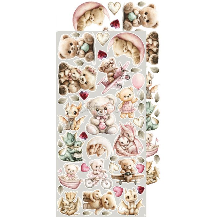 Craft O'Clock – Baby Girl Universe Extras Set MIX leikekuvat 15 x 30 cm - Image 19
