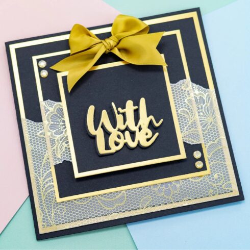 Crafters Companion Foiled Vellum Heirloom Patterns kuultopaperi foilattu 20 x 20 cm 24 kpl 2