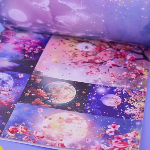 Crafters Companion Lunar Blooms Pearl paperilehtio 2