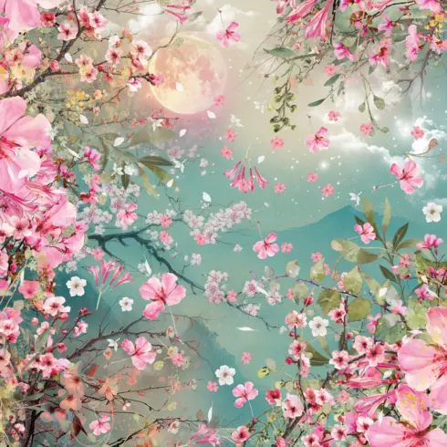 Crafters Companion Lunar Blooms Pearl paperilehtio 1