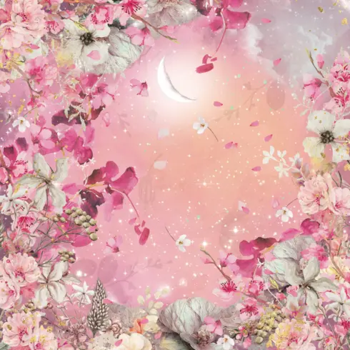 Crafters Companion Lunar Blooms Pearl paperilehtio 15