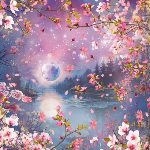Crafters Companion Lunar Blooms Pearl paperilehtio 21