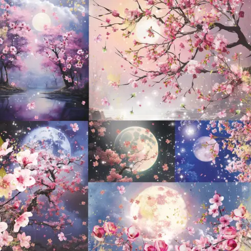 Crafters Companion Lunar Blooms Pearl paperilehtio 23
