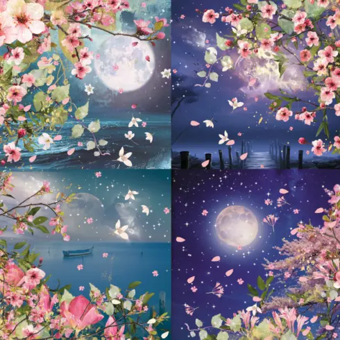 Crafters Companion Lunar Blooms Pearl paperilehtio 4