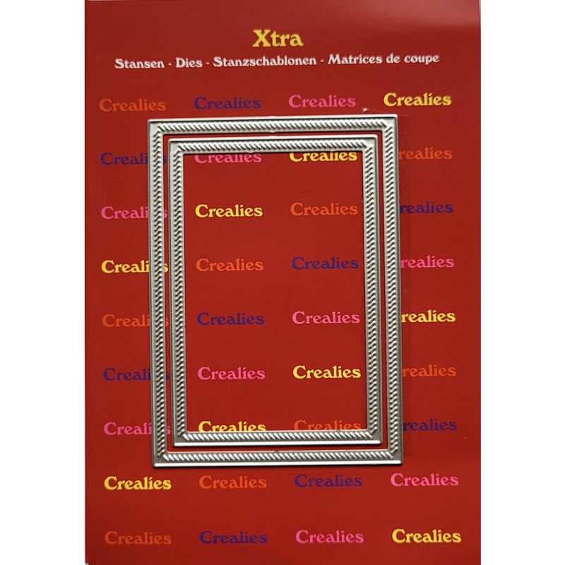 Crealies ATC WITH DIAGONAL STRIPES stanssi
