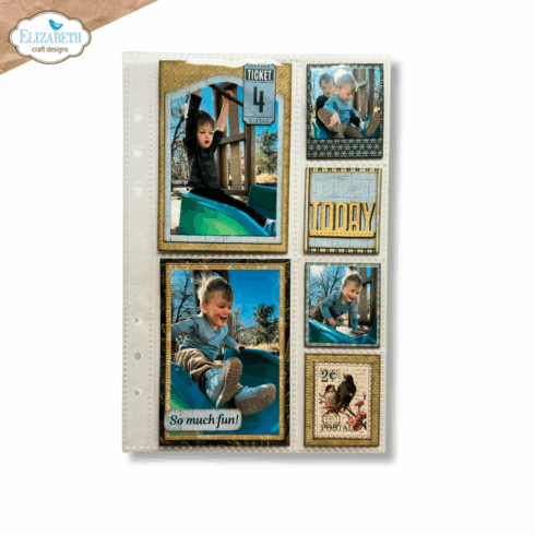 Elizabeth Craft Designs Memory Binder Pocket Pages 1 Kansiotaskut 6