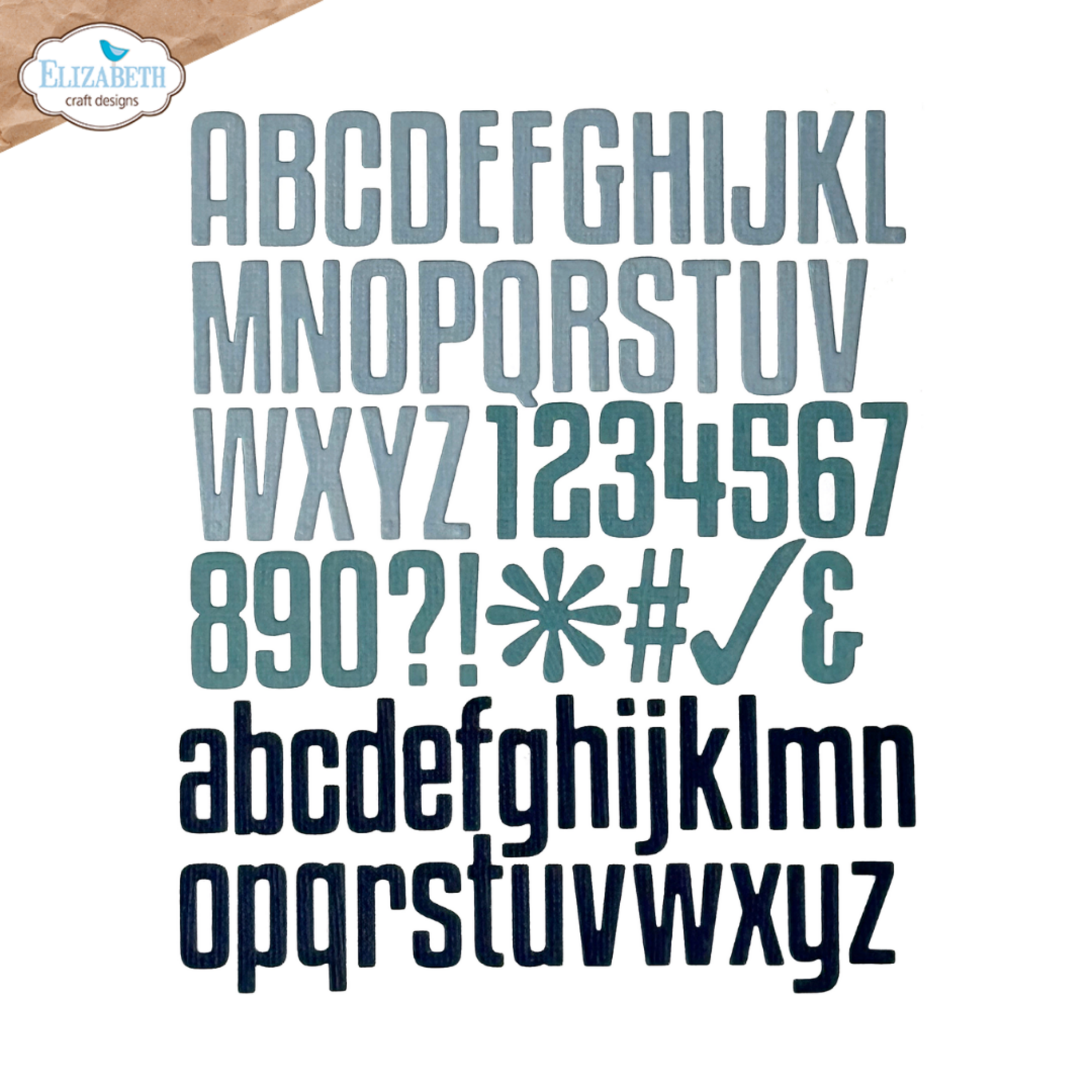 Elizabeth Craft Designs stanssi – TALL & BOLD ALPHABET - Image 4