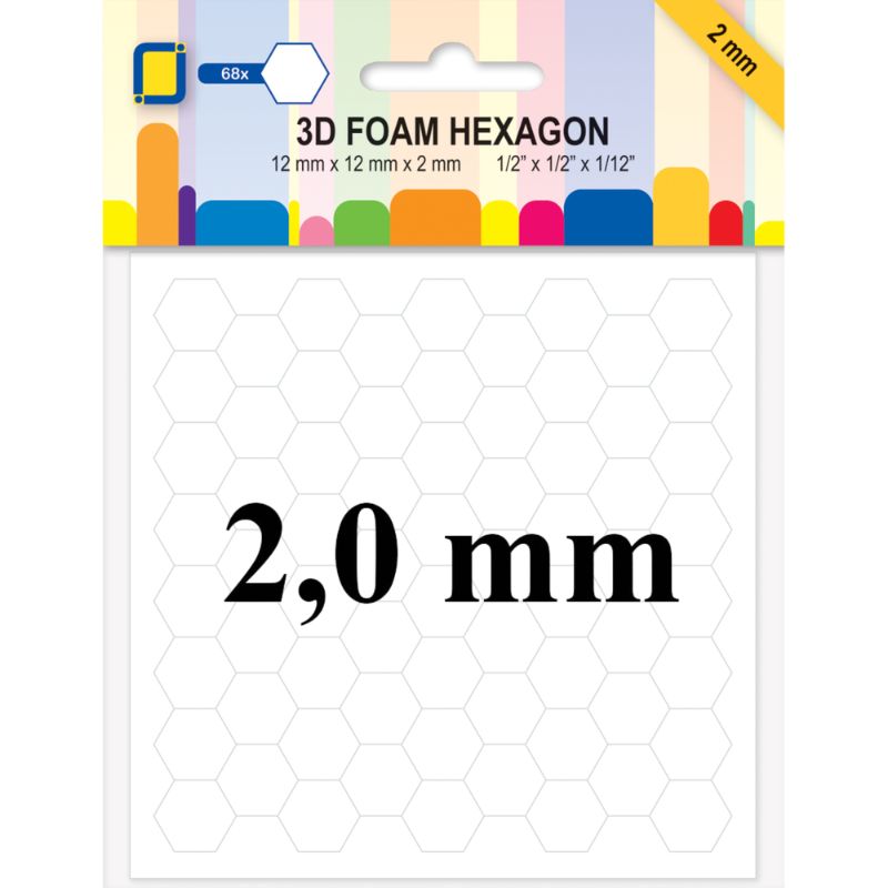 JEJE 3D Foam Hexagon Tarrapalat 2,0 mm ISO