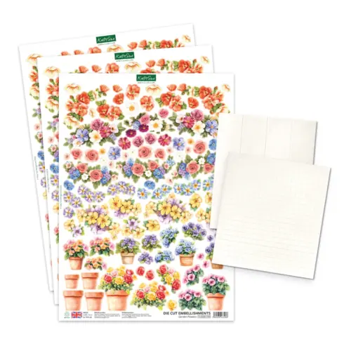 Katy Sue Designs Card Making Kit Floral Windows Doors Korttipakkaus 2