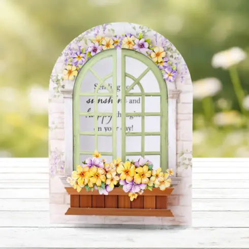 Katy Sue Designs Card Making Kit Floral Windows Doors Korttipakkaus 8