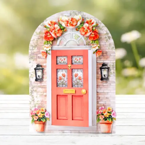Katy Sue Designs Card Making Kit Floral Windows Doors Korttipakkaus 9