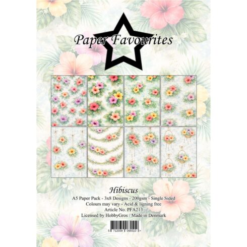 Paper Favourites Hibiscus paperilajitelma A5