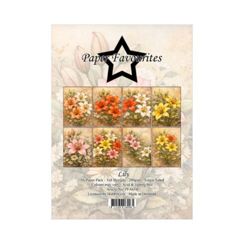 Paper Favourites Lily paperilajitelma A6