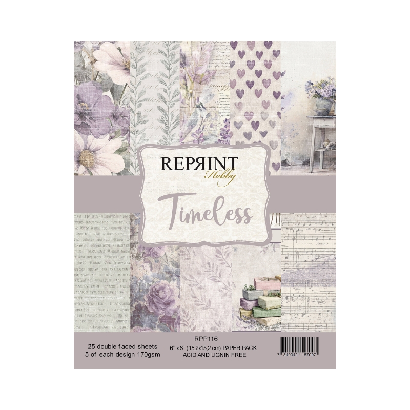 Reprint – Timeless paperilajitelma 15 x 15 cm