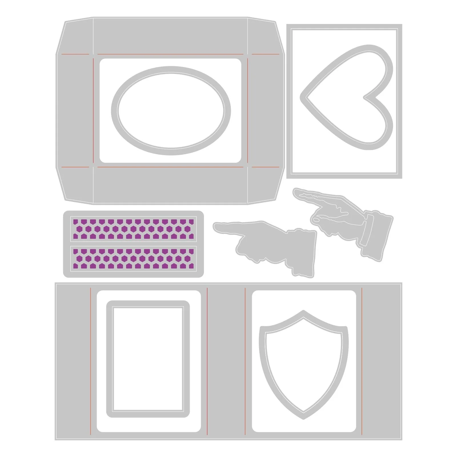 Sizzix Tim Holtz Thinlits stanssi – VAULT MATCHBOX - Image 9