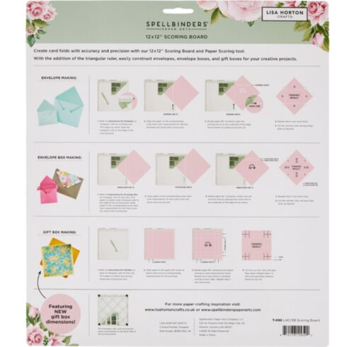 Spellbinders Lisa Horton Special Edition Multi Purpose Scoring Board – Nuuttausalusta 3