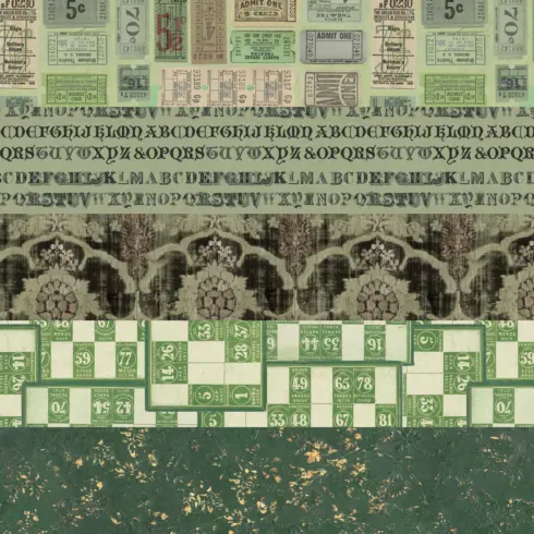 Tim Holtz Idea ology Palette Collection Green paperilajitelma12
