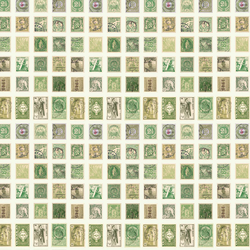 Tim Holtz Idea-ology – Palette Collection Green paperilajitelma 20 x 20 cm - Image 7
