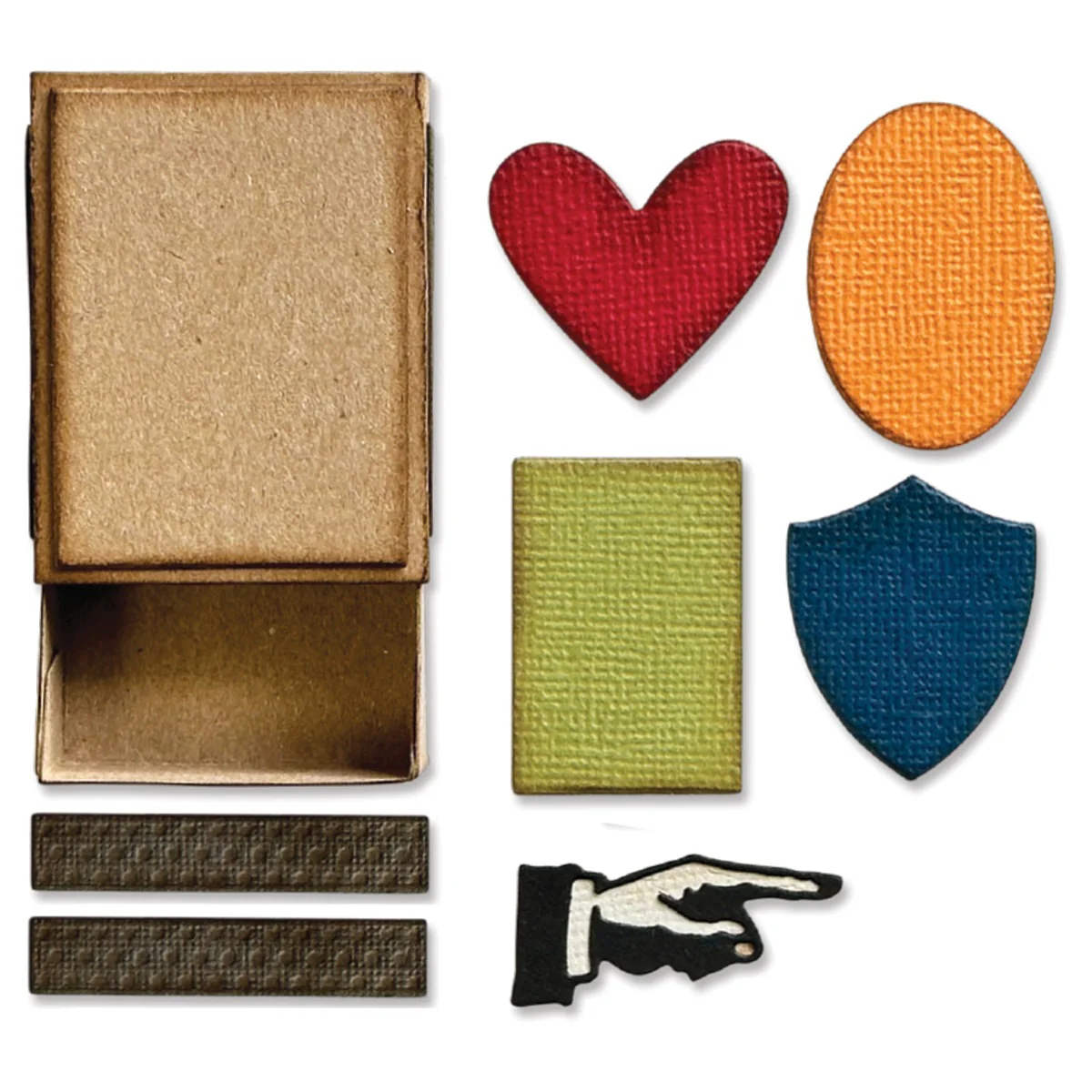 Sizzix Tim Holtz Thinlits stanssi – VAULT MATCHBOX - Image 8