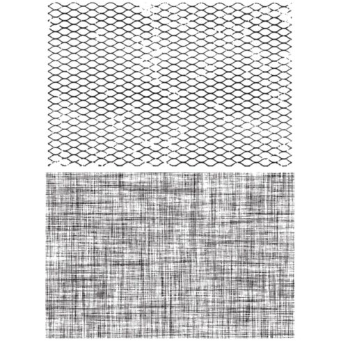 Tim Holtz Stampers Anonymous Mesh & Linen leimasinsetti