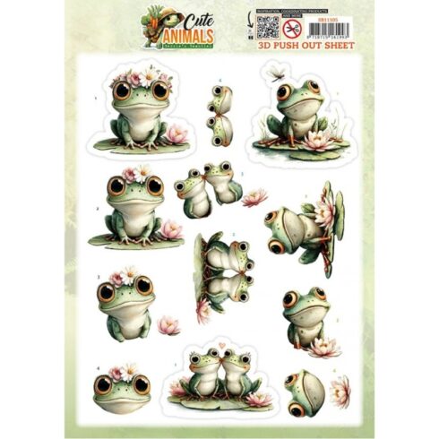 Berrie’s Beauties 3D-arkki – Cute Animals Frogs