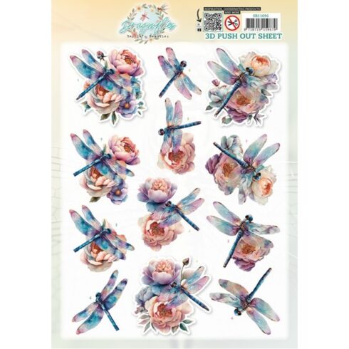 Berrie’s Beauties 3D-arkki – Dragonflies Azure