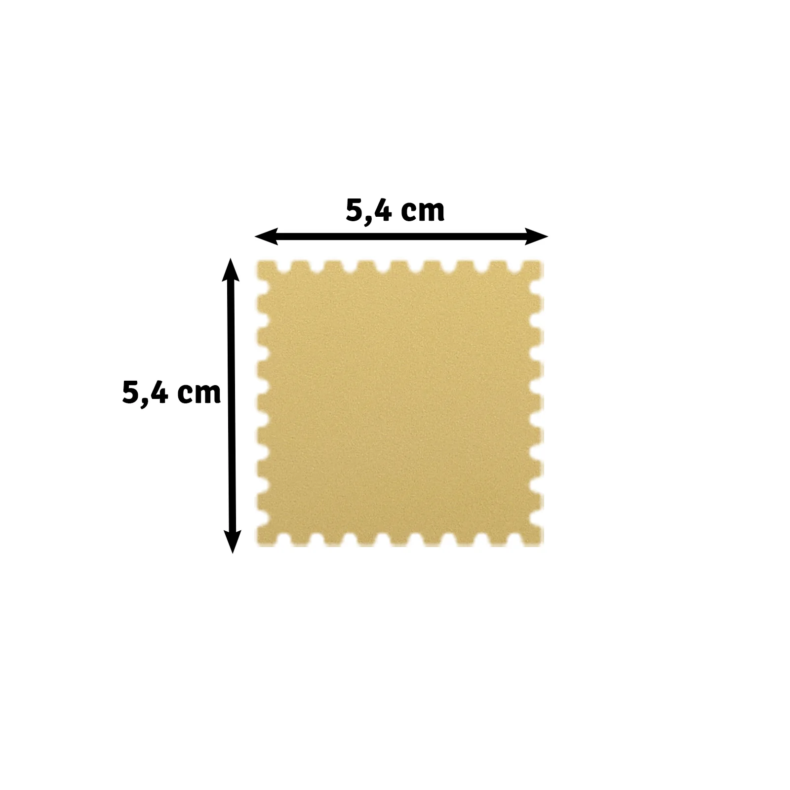 Craft Punch Stamp – Kuviolävistäjä neliö postimerkki SUPER JUMBO (5,4x5,4 cm) - Image 2
