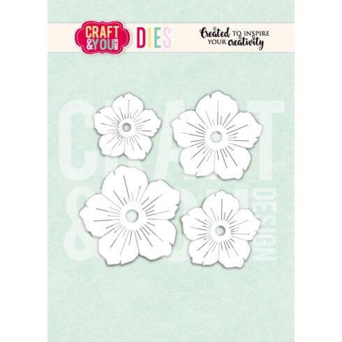 Craft & You Design GARDEN FLOWER 2 BY GOSIA