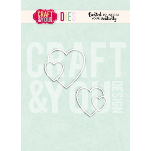 Craft & You Design stanssi – HEARTS BY GOSIA