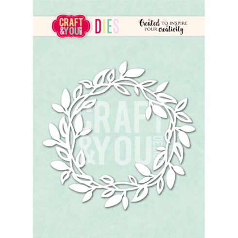 Craft & You Design LEAF WREATH