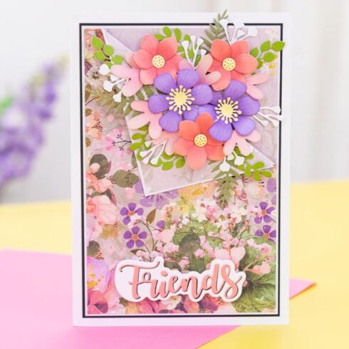 Crafters Companion Spring Floral Print paperilehtio 30 x 30 cm 5