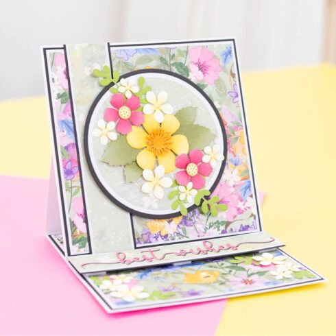 Crafters Companion Spring Floral Print paperilehtio 30 x 30 cm 6