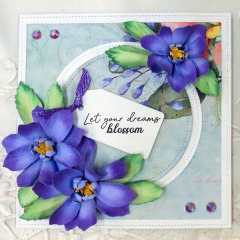 Elizabeth Craft Designs LENTEN ROSE stanssi 2